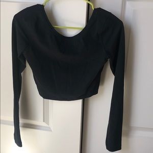 Lulu lemon cropped long sleeve